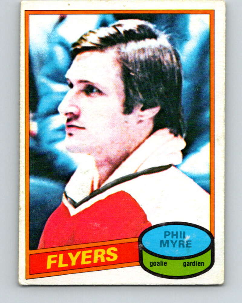1980-81 O-Pee-Chee #8 Phil Myre Philadelphia Flyers V37082