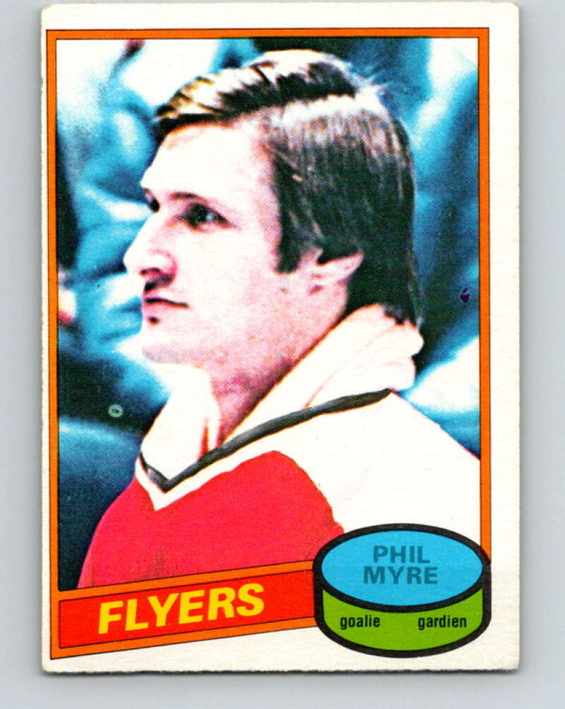 1980-81 O-Pee-Chee #8 Phil Myre Philadelphia Flyers V37084