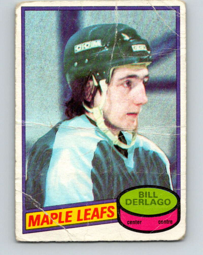 1980-81 O-Pee-Chee #11 Bill Derlago RC Rookie Toronto Maple Leafs V37114