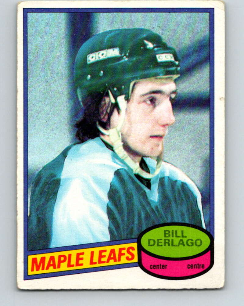 1980-81 O-Pee-Chee #11 Bill Derlago RC Rookie Toronto Maple Leafs V37120