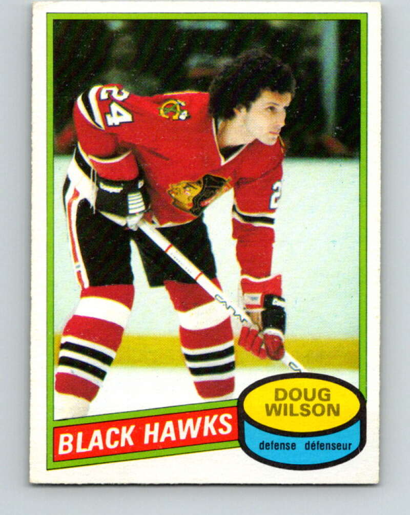 1980-81 O-Pee-Chee #12 Doug Wilson Chicago Blackhawks V37125