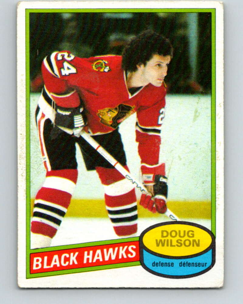 1980-81 O-Pee-Chee #12 Doug Wilson Chicago Blackhawks V37126