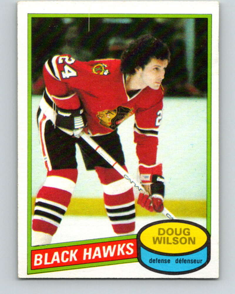 1980-81 O-Pee-Chee #12 Doug Wilson Chicago Blackhawks V37128