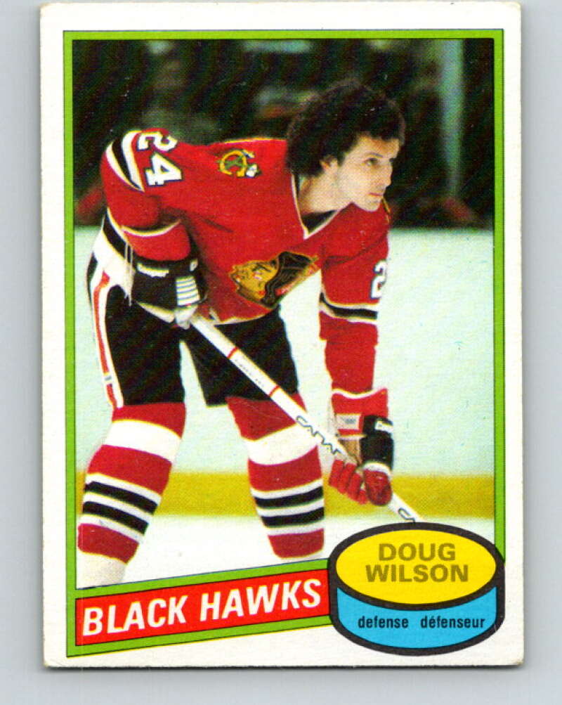 1980-81 O-Pee-Chee #12 Doug Wilson Chicago Blackhawks V37129