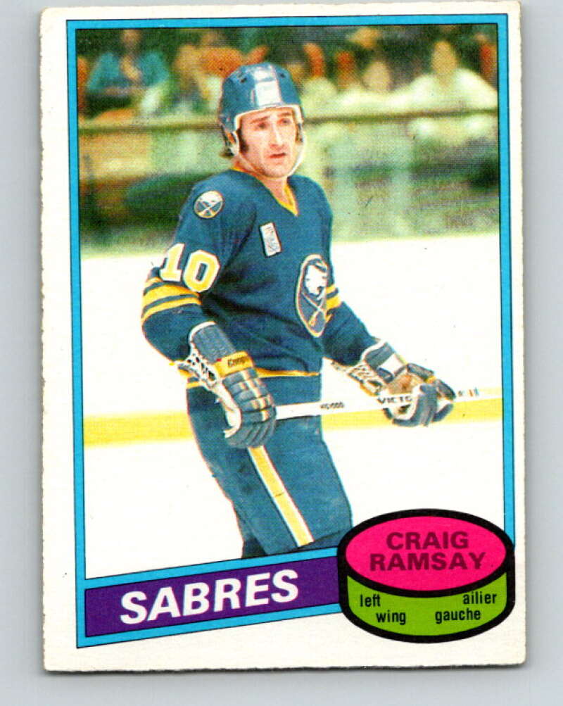 1980-81 O-Pee-Chee #13 Craig Ramsay Buffalo Sabres V37137