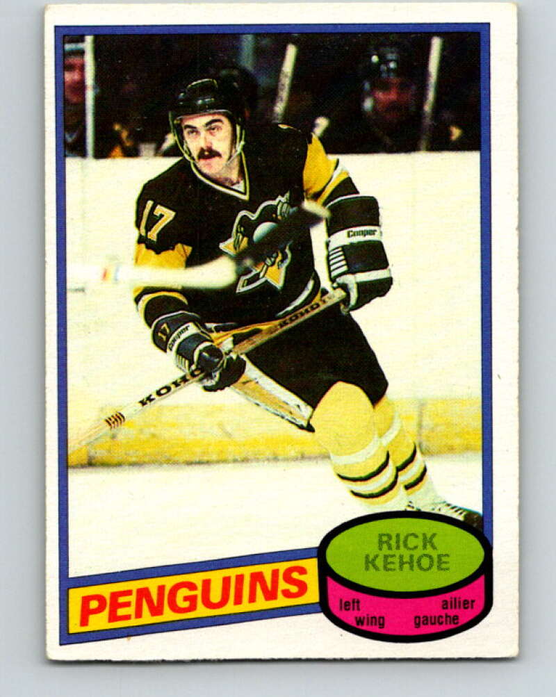 1980-81 O-Pee-Chee #18 Rick Kehoe Pittsburgh Penguins V37182