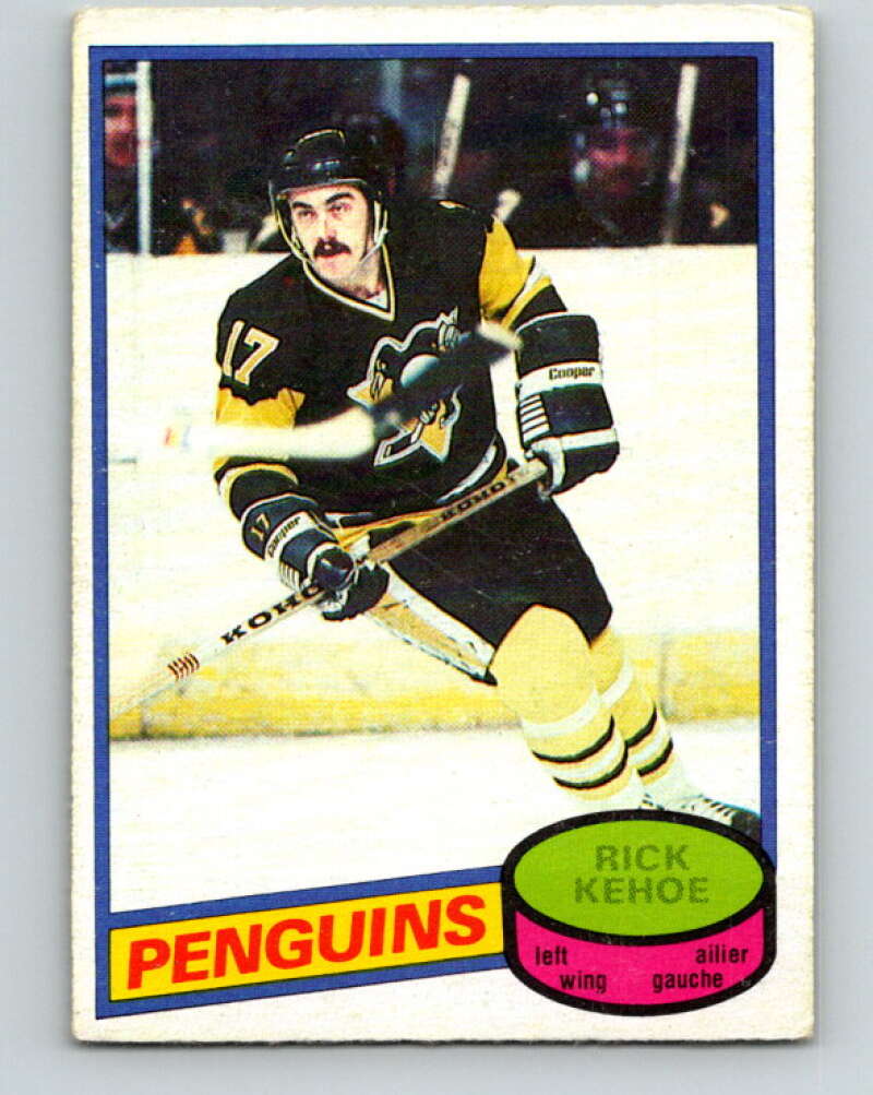 1980-81 O-Pee-Chee #18 Rick Kehoe Pittsburgh Penguins V37186