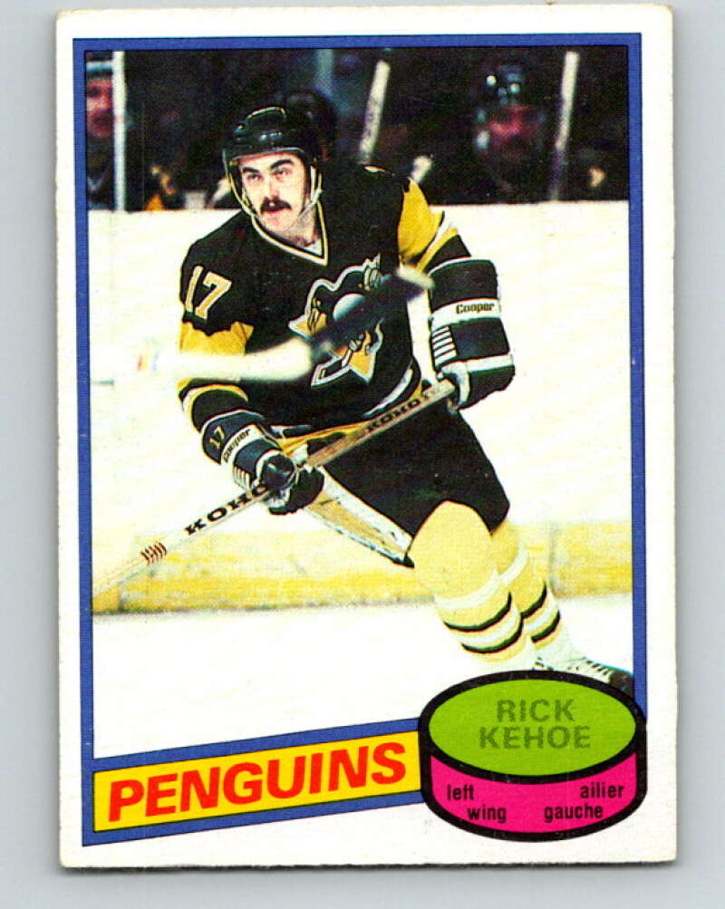 1980-81 O-Pee-Chee #18 Rick Kehoe Pittsburgh Penguins V37189