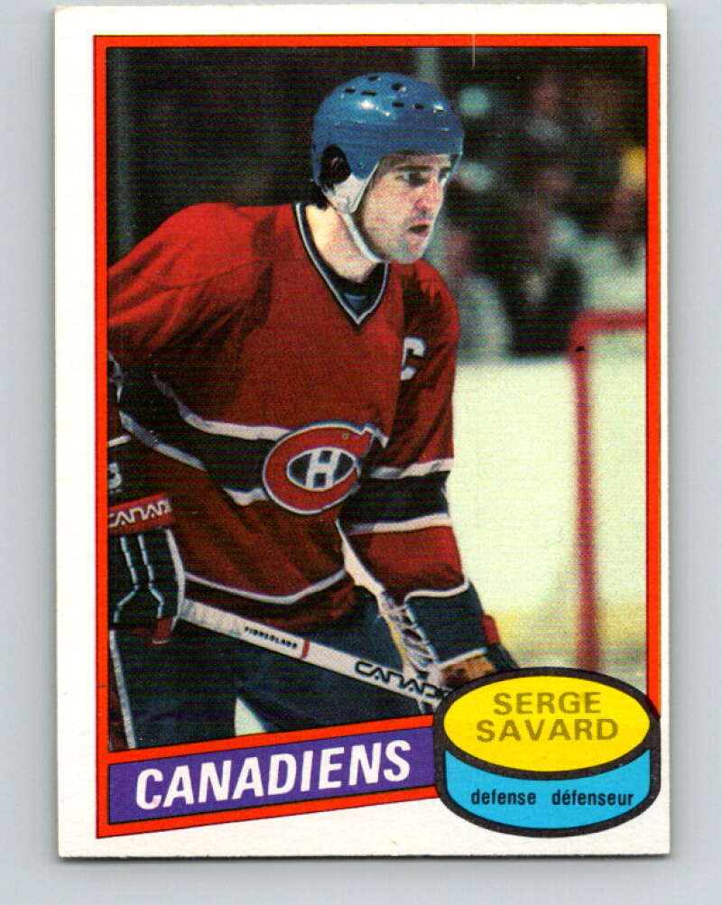 1980-81 O-Pee-Chee #26 Serge Savard Montreal Canadiens V37249