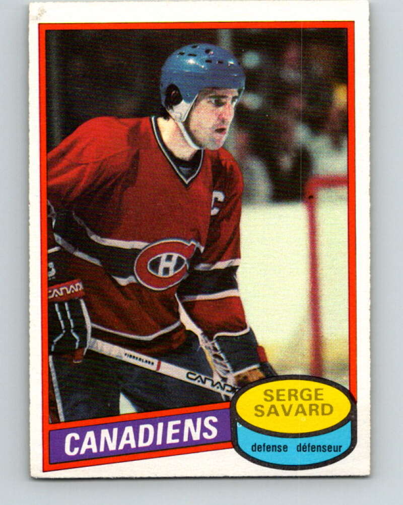 1980-81 O-Pee-Chee #26 Serge Savard Montreal Canadiens V37252