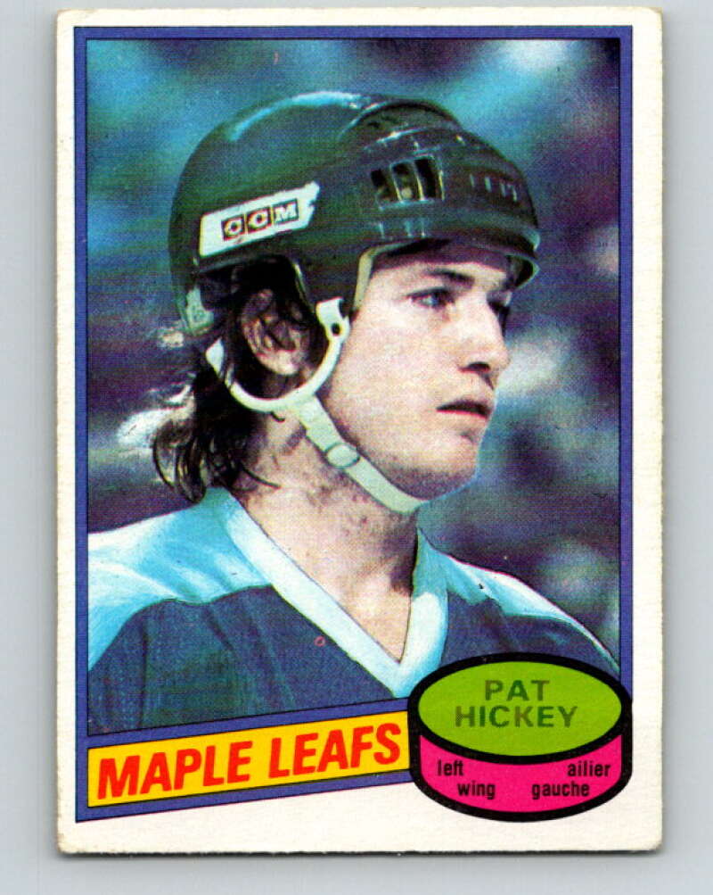 1980-81 O-Pee-Chee #28 Pat Hickey Toronto Maple Leafs V37273