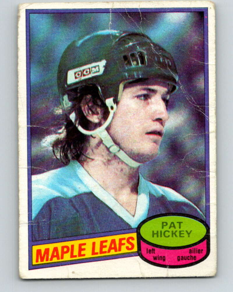 1980-81 O-Pee-Chee #28 Pat Hickey Toronto Maple Leafs V37277