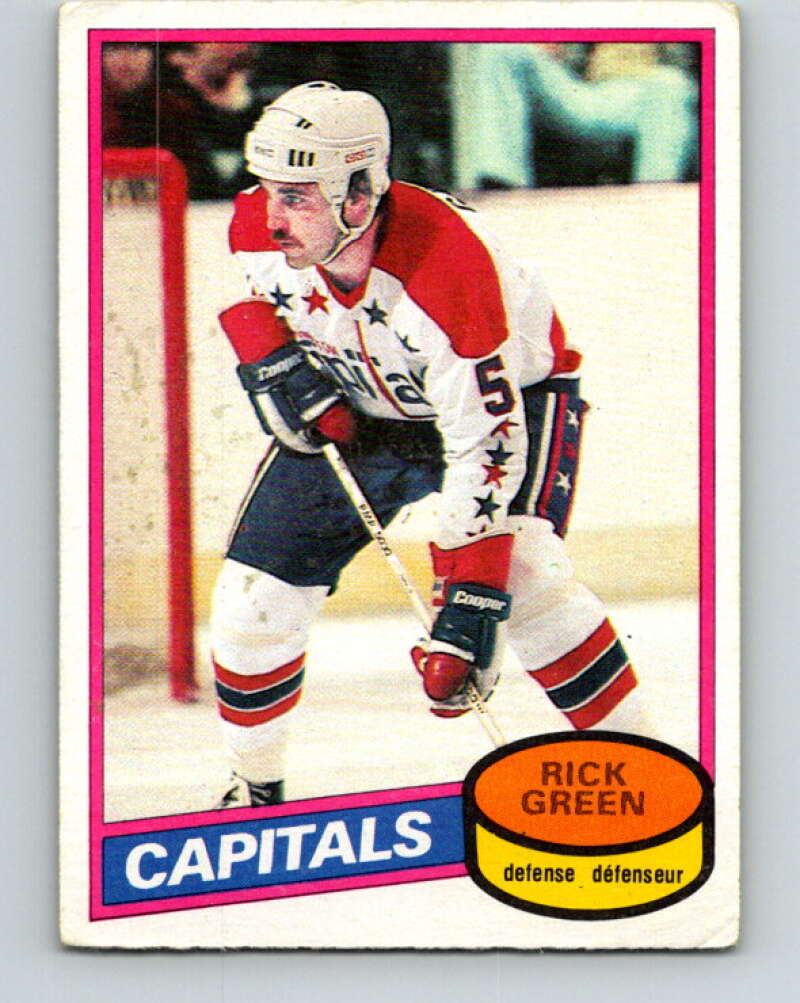 1980-81 O-Pee-Chee #33 Rick Green Washington Capitals V37309