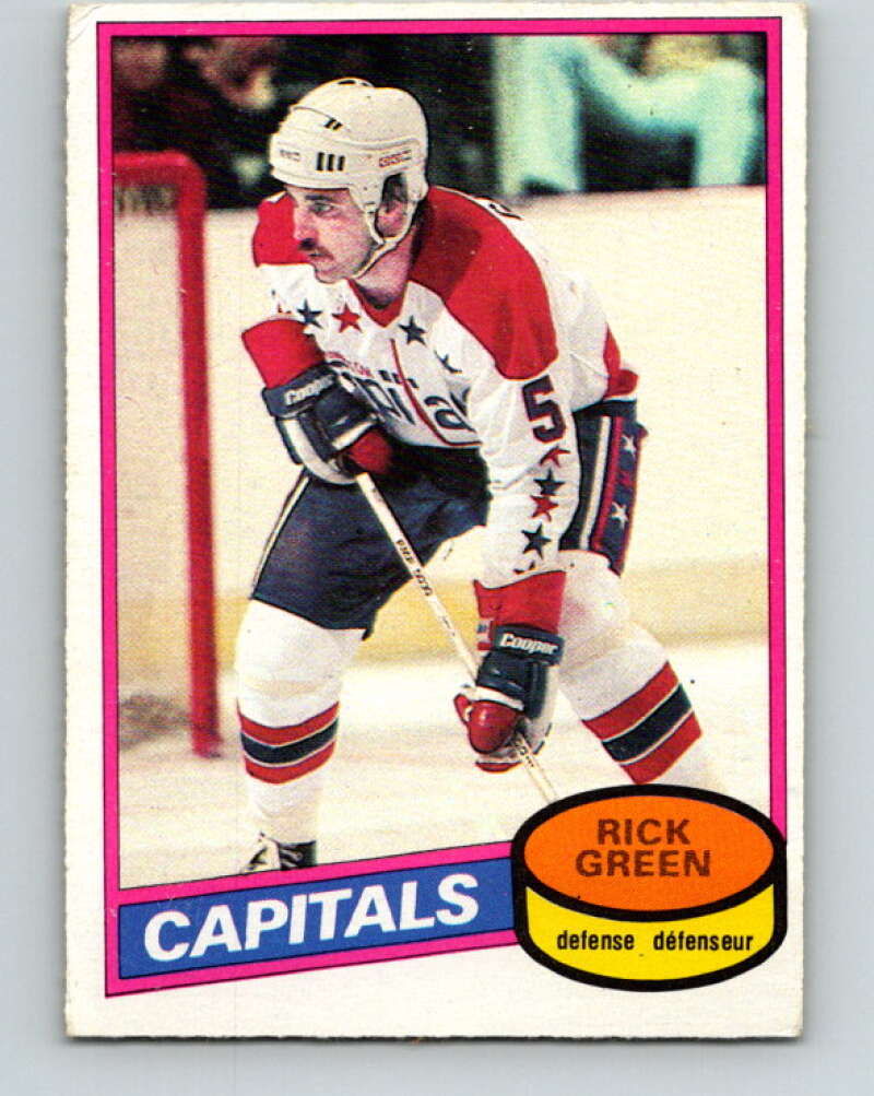 1980-81 O-Pee-Chee #33 Rick Green Washington Capitals V37311