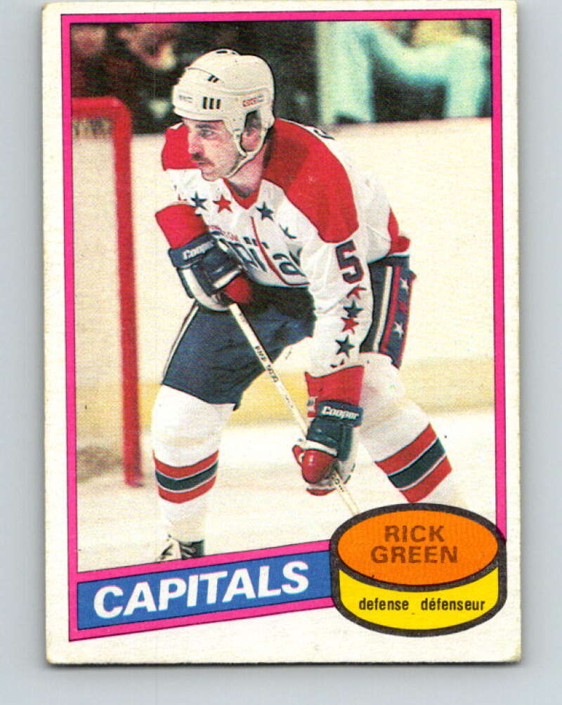 1980-81 O-Pee-Chee #33 Rick Green Washington Capitals V37312