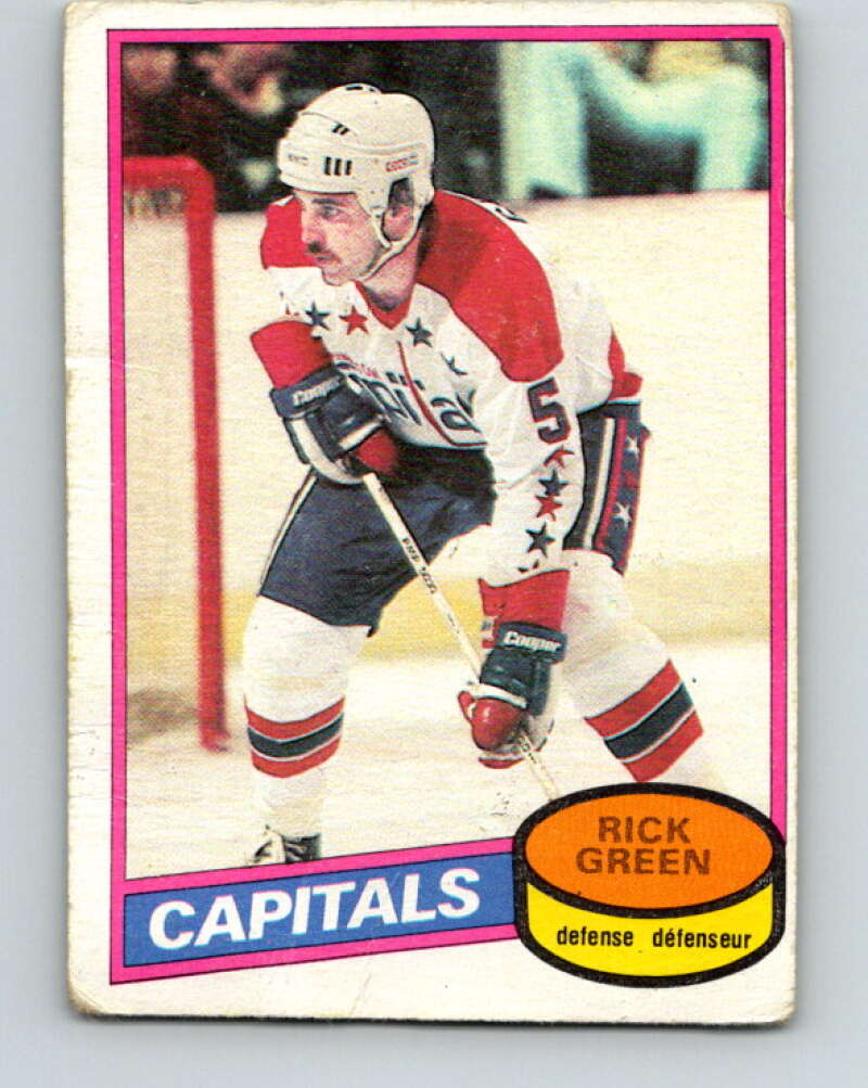 1980-81 O-Pee-Chee #33 Rick Green Washington Capitals V37313