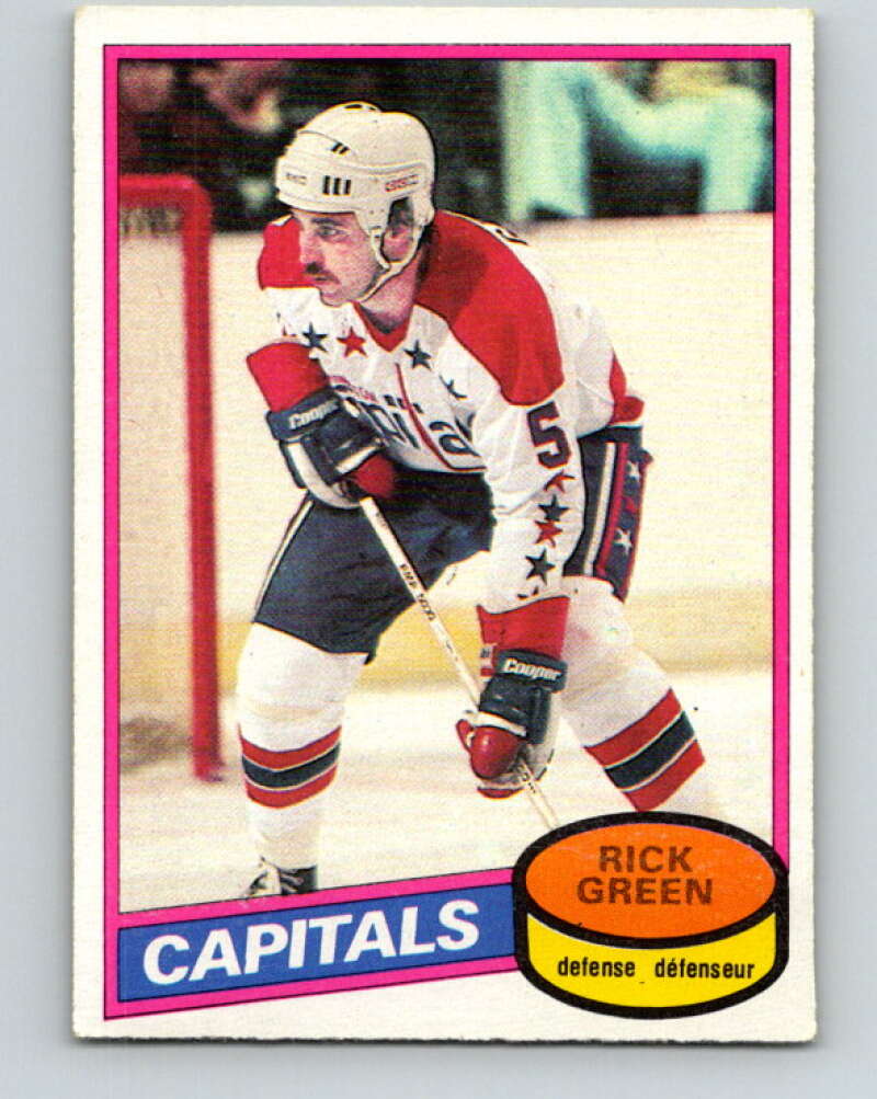 1980-81 O-Pee-Chee #33 Rick Green Washington Capitals V37314