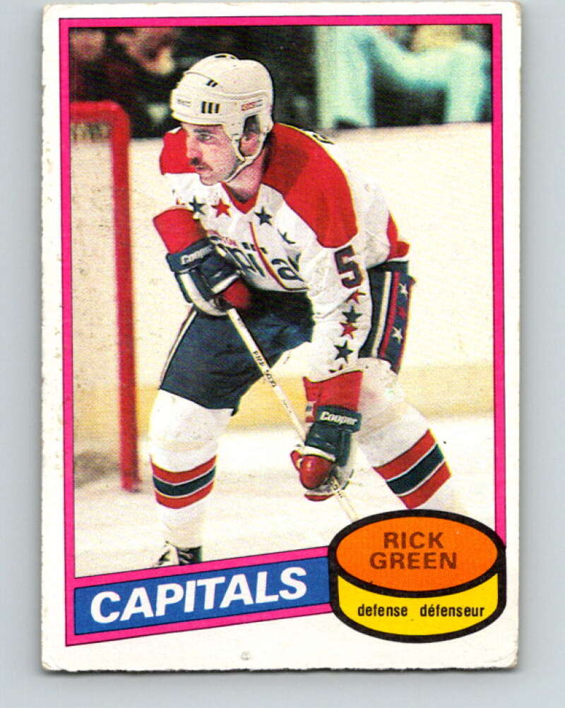 1980-81 O-Pee-Chee #33 Rick Green Washington Capitals V37315