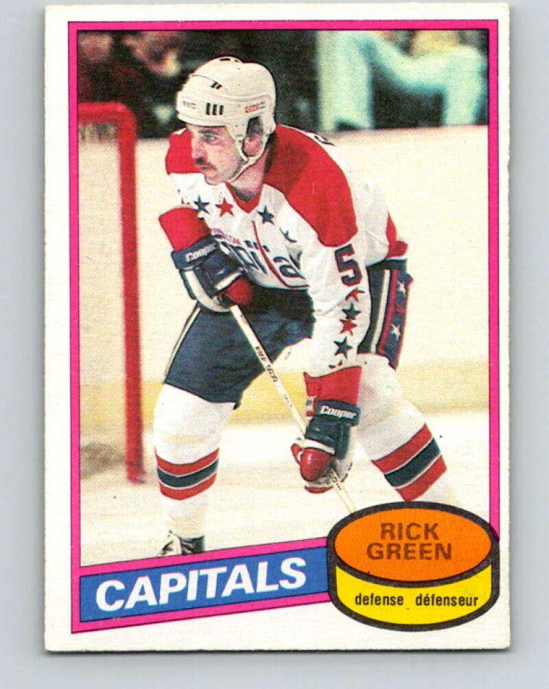 1980-81 O-Pee-Chee #33 Rick Green Washington Capitals V37316