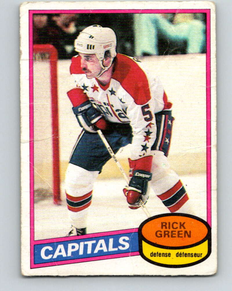 1980-81 O-Pee-Chee #33 Rick Green Washington Capitals V37317