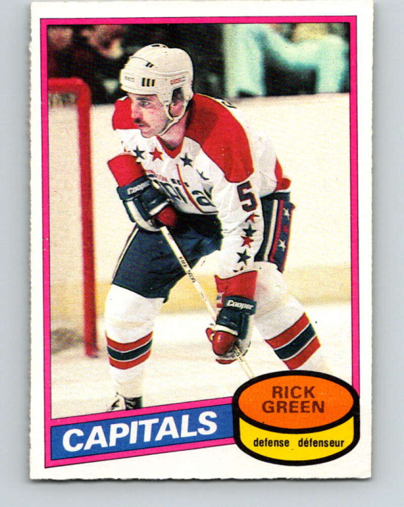 1980-81 O-Pee-Chee #33 Rick Green Washington Capitals V37318
