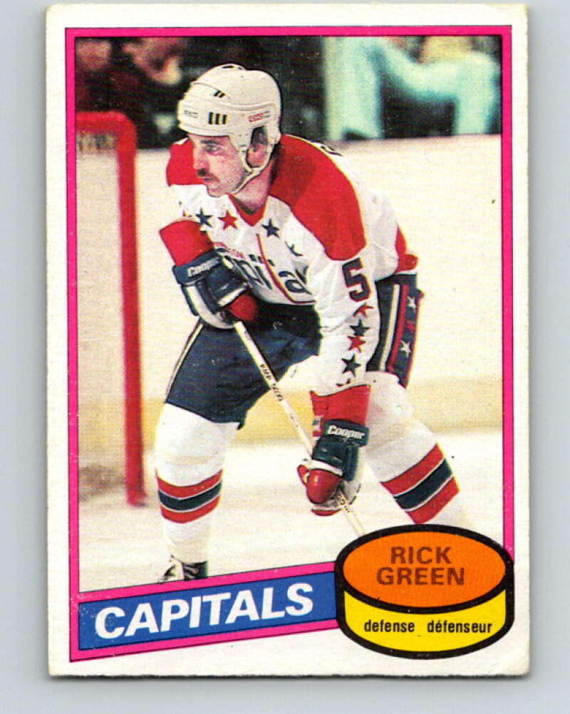 1980-81 O-Pee-Chee #33 Rick Green Washington Capitals V37319