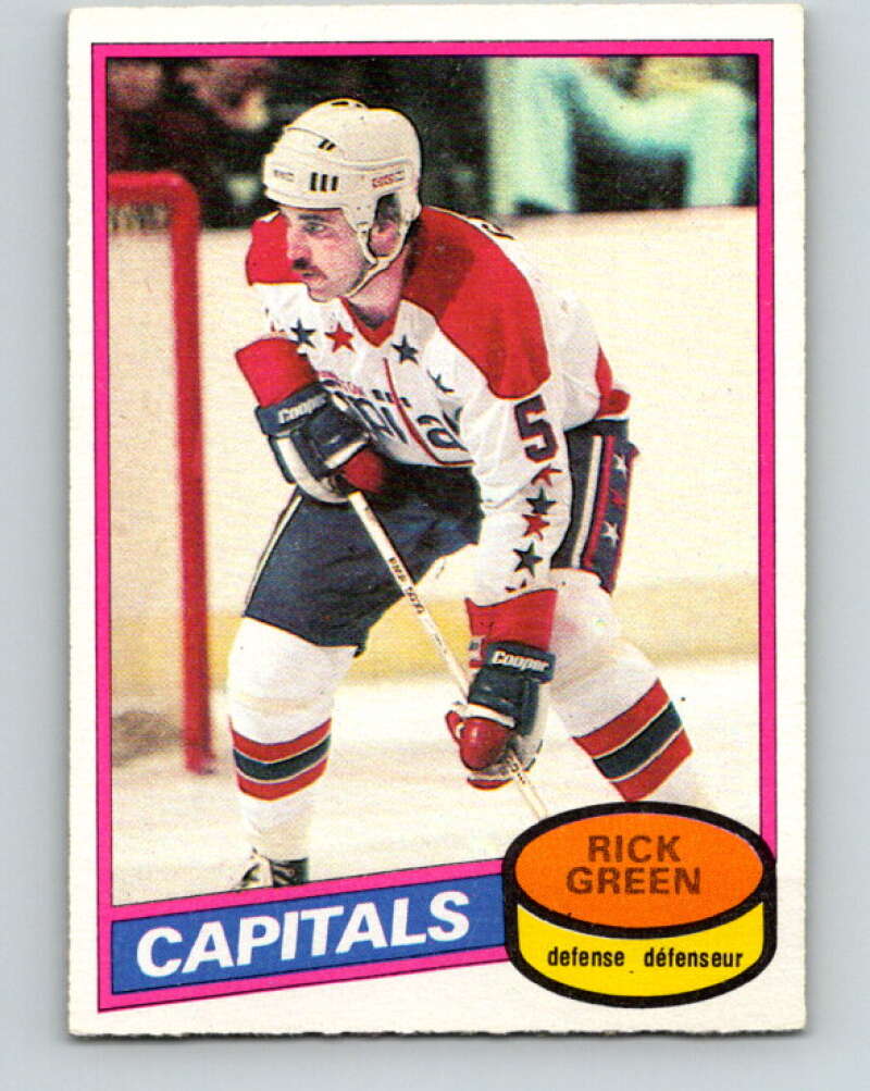 1980-81 O-Pee-Chee #33 Rick Green Washington Capitals V37320