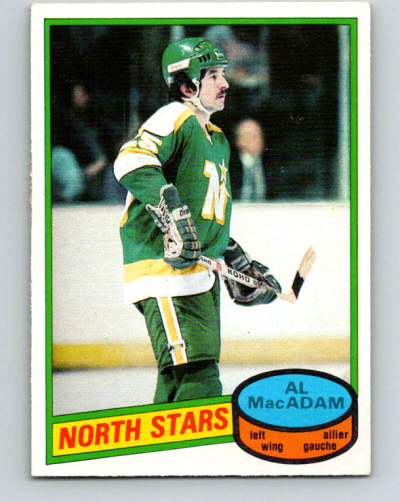 1980-81 O-Pee-Chee #34 Al MacAdam Minnesota North Stars V37321