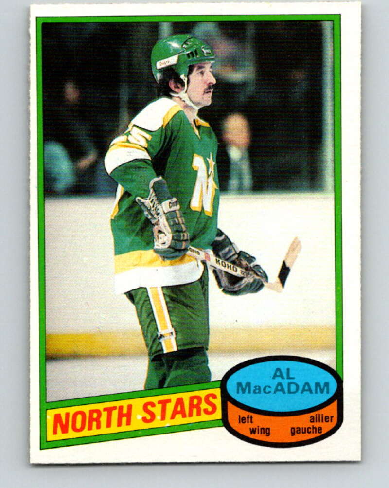 1980-81 O-Pee-Chee #34 Al MacAdam Minnesota North Stars V37327