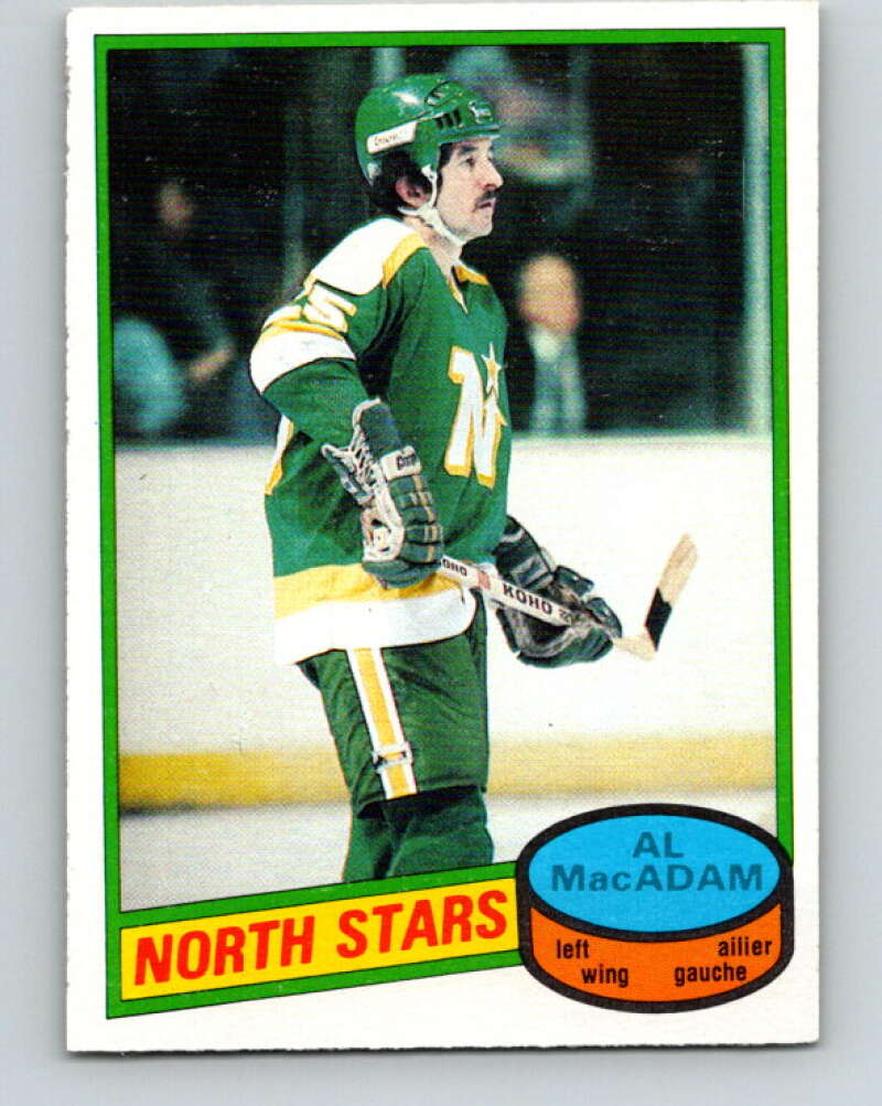 1980-81 O-Pee-Chee #34 Al MacAdam Minnesota North Stars V37328