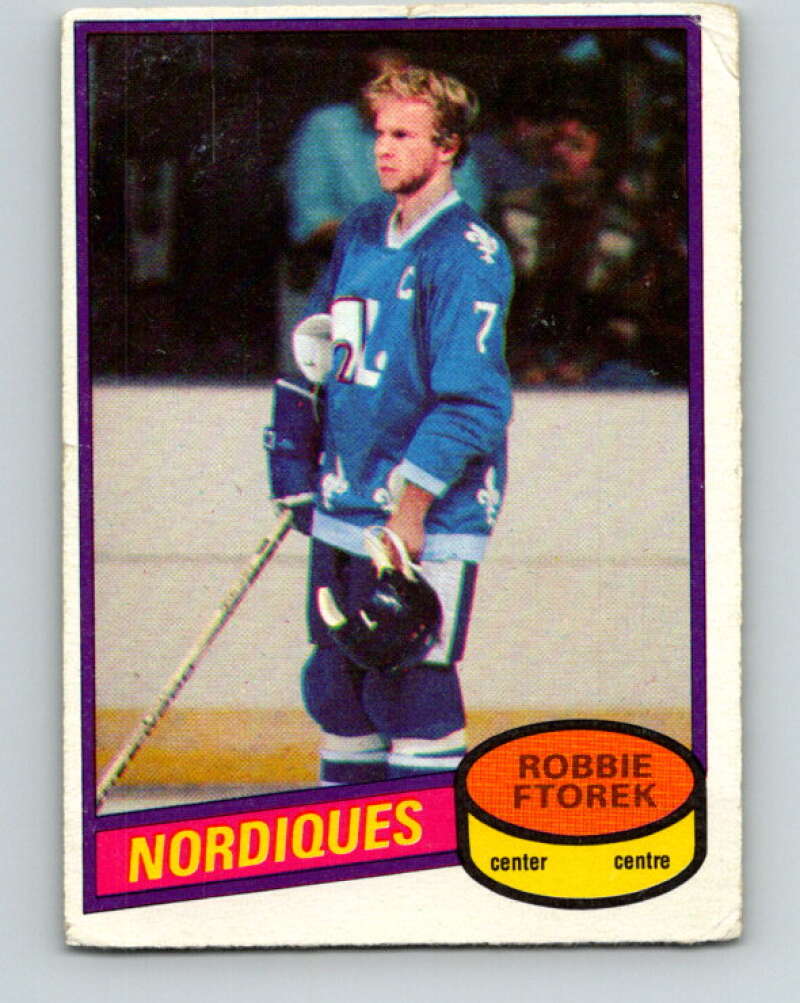 1980-81 O-Pee-Chee #35 Robbie Ftorek Quebec Nordiques V37335