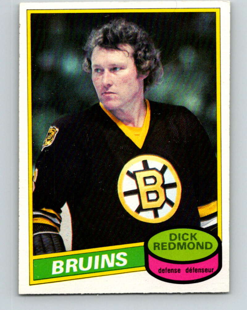 1980-81 O-Pee-Chee #36 Dick Redmond Boston Bruins V37344