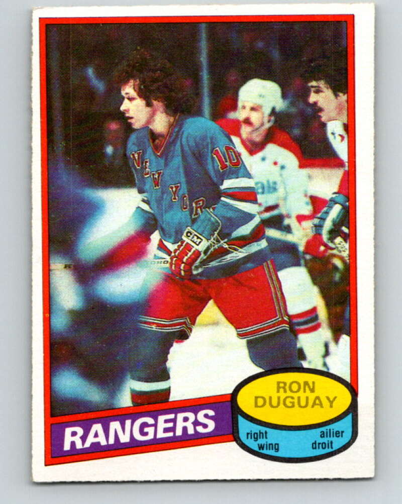 1980-81 O-Pee-Chee #37 Ron Duguay New York Rangers V37350