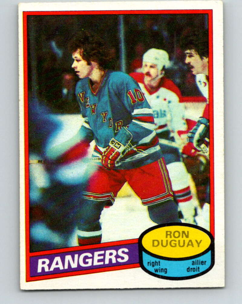 1980-81 O-Pee-Chee #37 Ron Duguay New York Rangers V37351