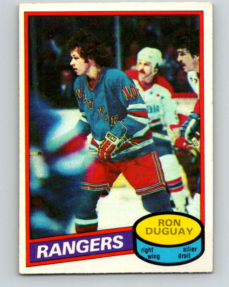 1980-81 O-Pee-Chee #37 Ron Duguay New York Rangers V37353