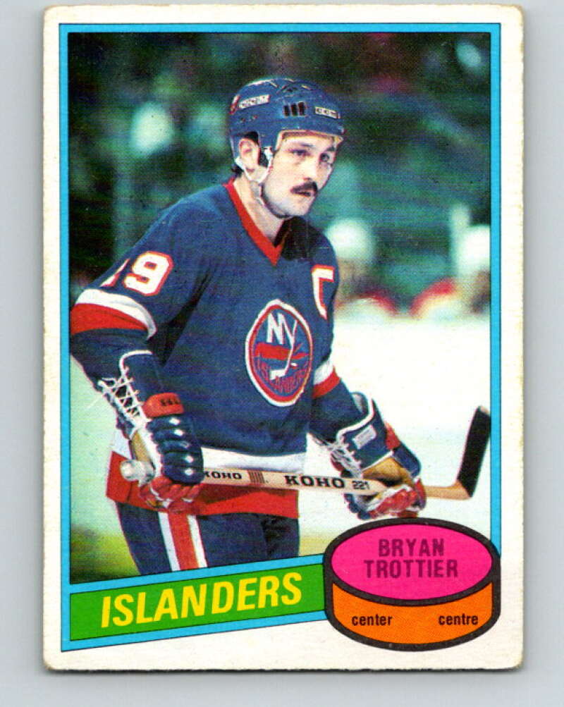 1980-81 O-Pee-Chee #40 Bryan Trottier New York Islanders V37368
