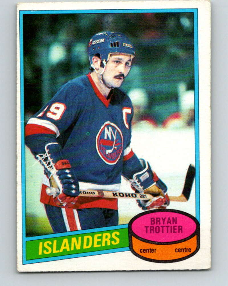1980-81 O-Pee-Chee #40 Bryan Trottier New York Islanders V37377