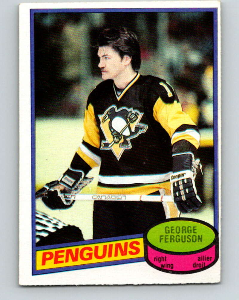 1980-81 O-Pee-Chee #44 George Ferguson Pittsburgh Penguins V37406
