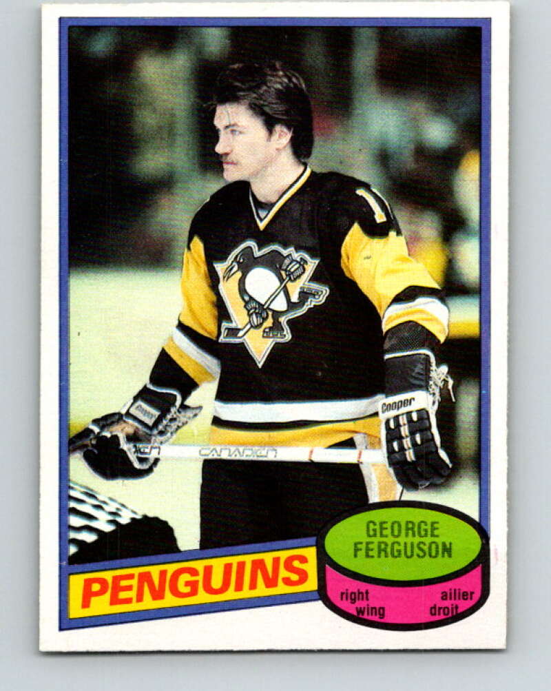 1980-81 O-Pee-Chee #44 George Ferguson Pittsburgh Penguins V37407