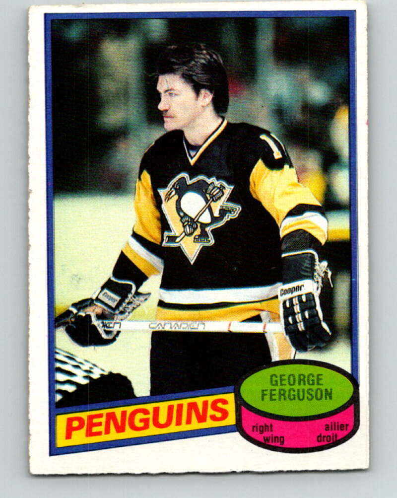 1980-81 O-Pee-Chee #44 George Ferguson Pittsburgh Penguins V37408