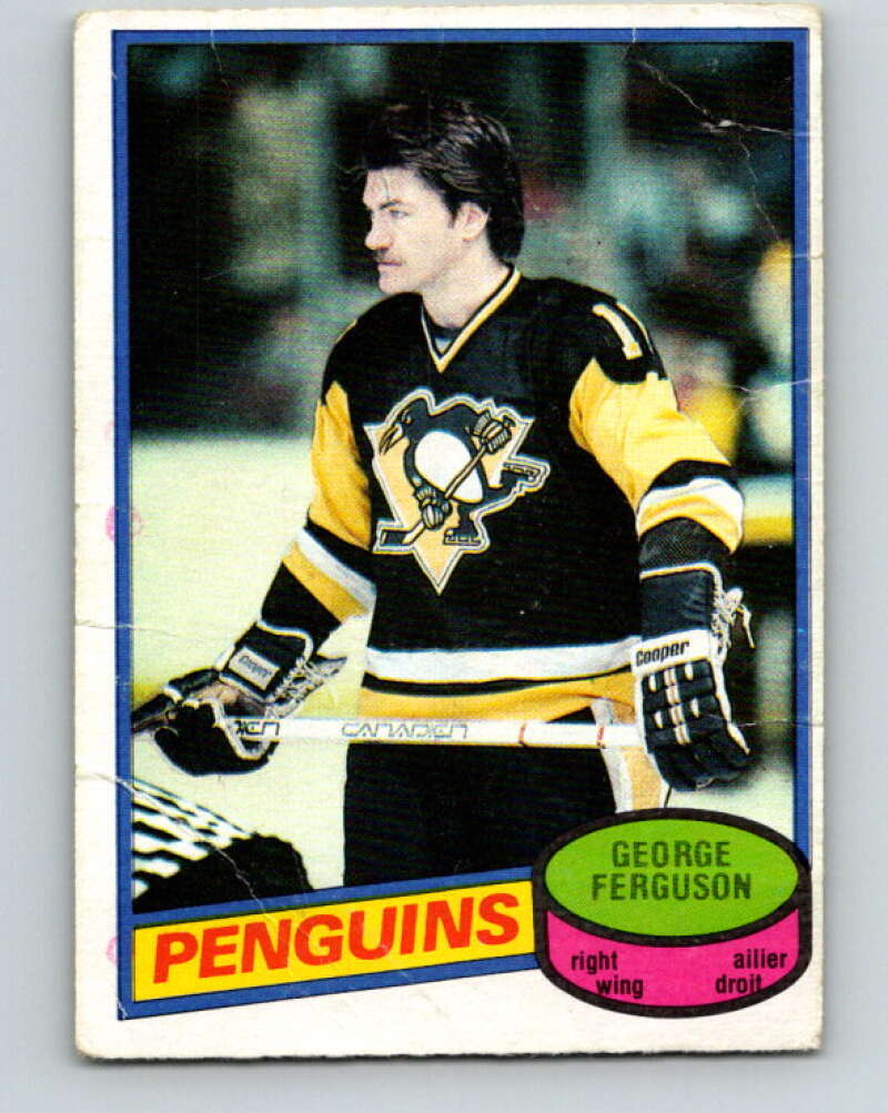 1980-81 O-Pee-Chee #44 George Ferguson Pittsburgh Penguins V37410