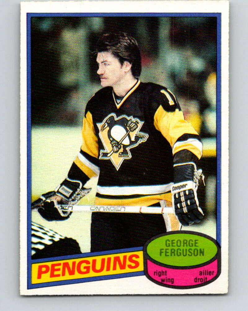 1980-81 O-Pee-Chee #44 George Ferguson Pittsburgh Penguins V37412