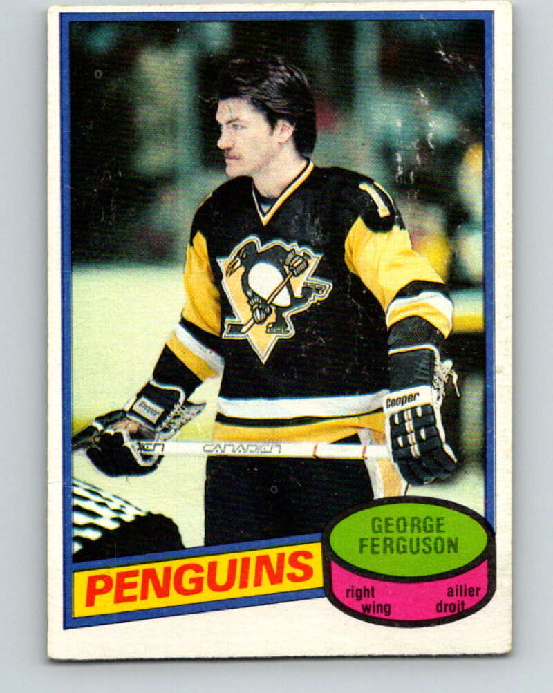1980-81 O-Pee-Chee #44 George Ferguson Pittsburgh Penguins V37415