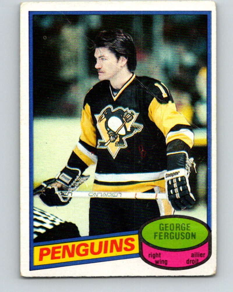 1980-81 O-Pee-Chee #44 George Ferguson Pittsburgh Penguins V37416