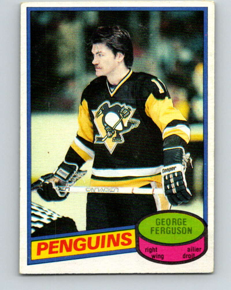 1980-81 O-Pee-Chee #44 George Ferguson Pittsburgh Penguins V37418