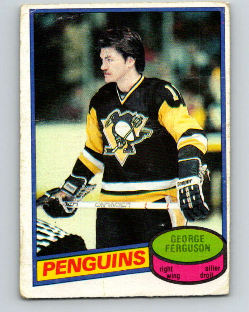 1980-81 O-Pee-Chee #44 George Ferguson Pittsburgh Penguins V37421