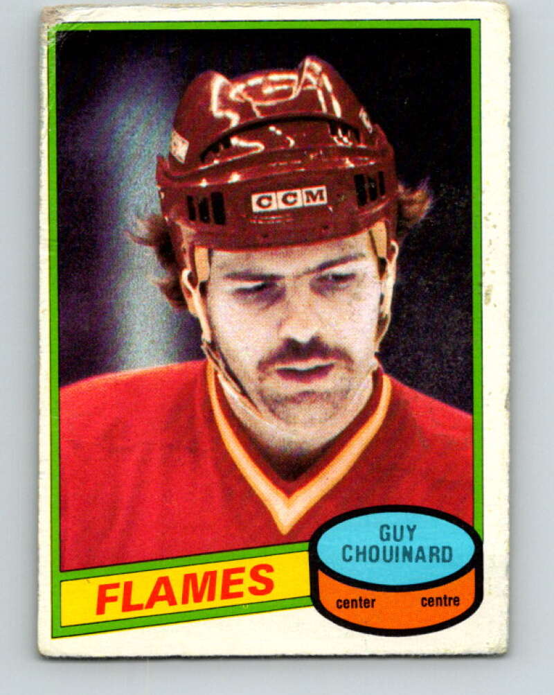 1980-81 O-Pee-Chee #45 Guy Chouinard Calgary Flames V37426