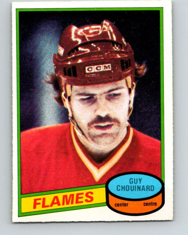 1980-81 O-Pee-Chee #45 Guy Chouinard Calgary Flames V37429