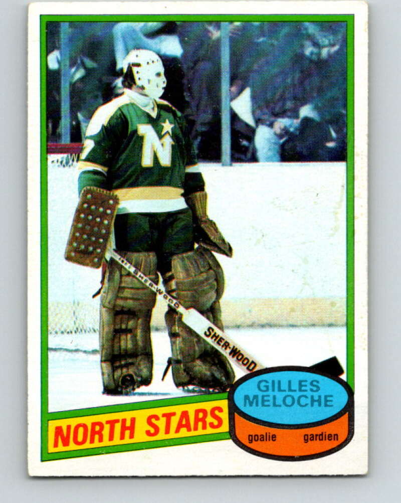 1980-81 O-Pee-Chee #47 Gilles Meloche Minnesota North Stars V37443