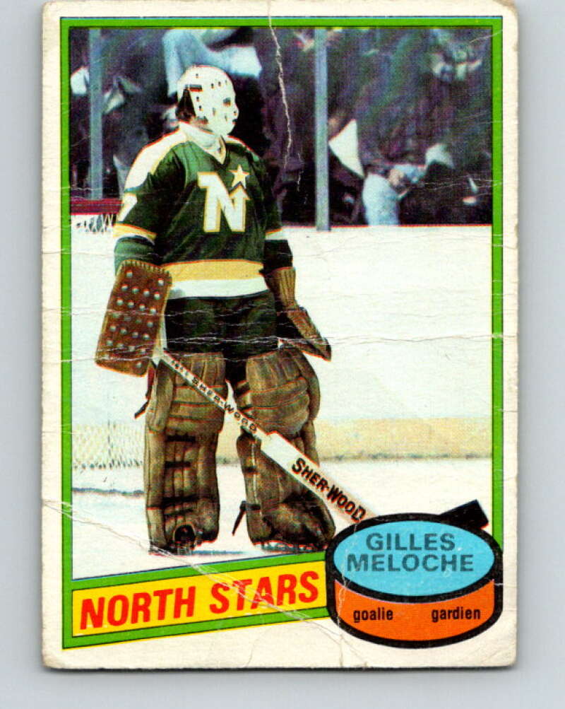 1980-81 O-Pee-Chee #47 Gilles Meloche Minnesota North Stars V37445